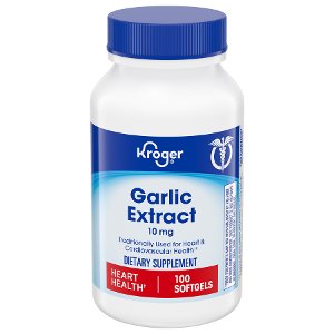 Save $1.00 on Kroger Garlic Extract 10mg