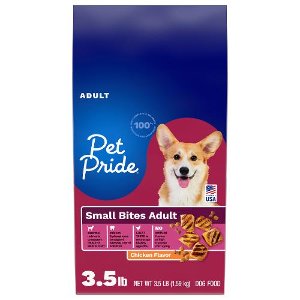 Save $0.80 on Pet Pride Dry Dog Food