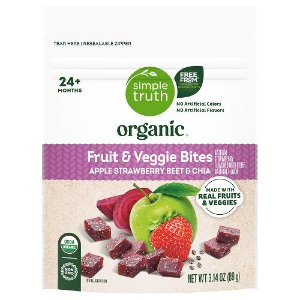 Save $0.50 on Simple Truth Organic Fruit & Veggie Bites