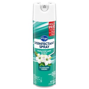 Save $0.70 on Kroger Disinfecting Spray