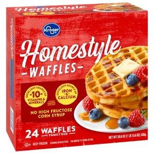 Save $0.50 on Kroger Frozen Waffles