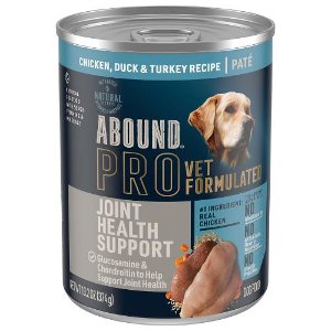 Save $1.00 on Abound Pro or Wild Beginnings Wet Dog Food