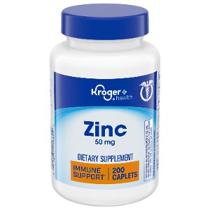 Save $1.00 on Kroger Zinc Caplets 50mg