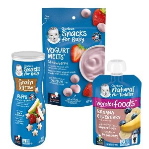 Save $5.00 on 10 Gerber® Food & Drink items