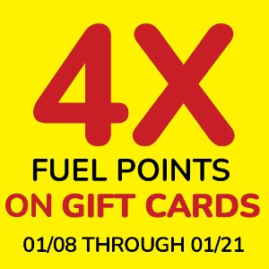 Get 4x FUEL POINTS