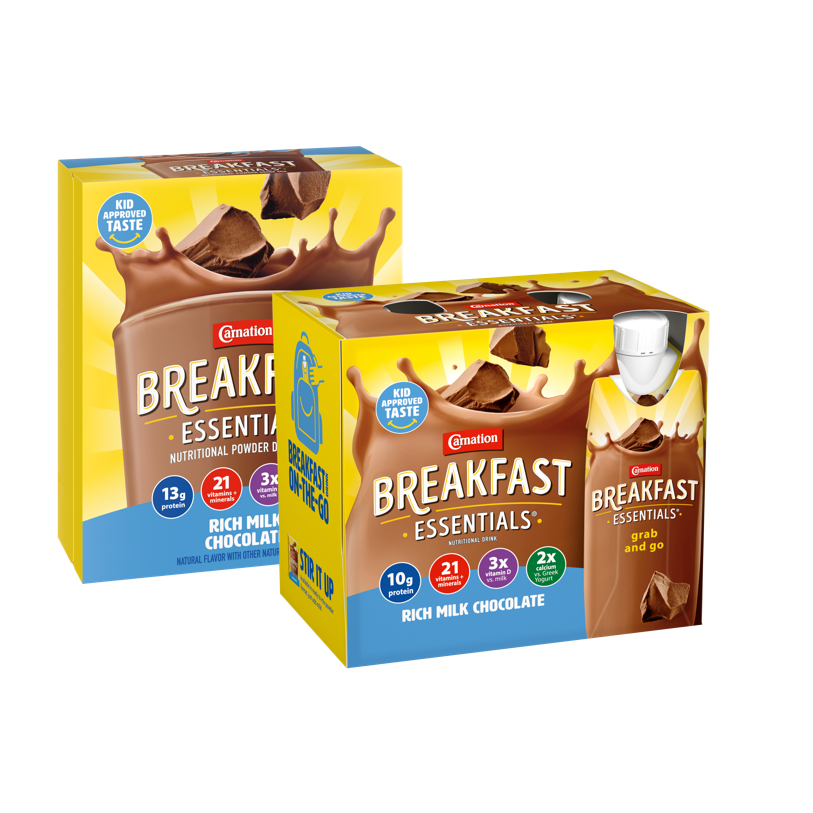 Save $3.00 on 2 Carnation Breakfast Essentials