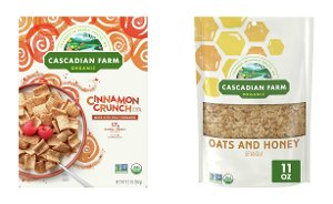 $2.49 Cascadian Farm Cereal or Granola