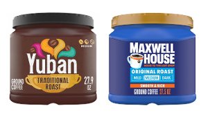 $6.99 Maxwell House or Yuban Coffee