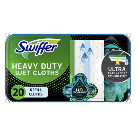 Save $2.00 on ONE Swiffer Refill Product (includes 20ct or larger Dry and Wet cloth refills, 10ct or larger XL Dry and Wet cloth refills, PowerMop and