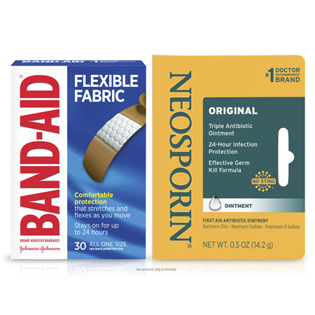 Save $1.00 on any ONE (1) BAND-AID® Adhesive Bandages, BAND-AID® First Aid or NEOSPORIN® product