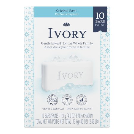 Save $0.50 on ONE Ivory Bar Soap 3ct or 10ct (Aloe or Original Scent).