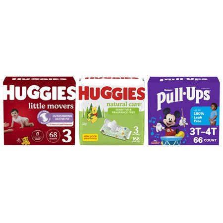 Save $5.00 when you spend $25.00 or more on participating Huggies®, Pull-Ups®, or Goodnites® Products