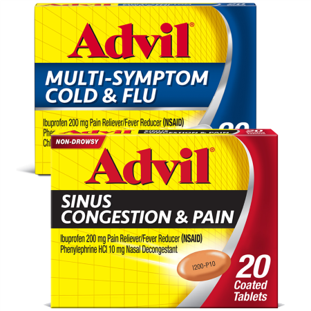 Save $2.00 on any ONE (1) Advil Cold & Sinus Product