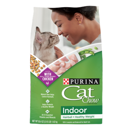 SAVE $1.00 on any ONE (1) 3.15lb Bag of Purina® Cat Chow® Dry Cat Food