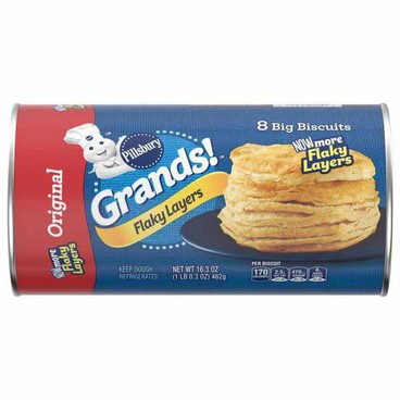 Pillsbury Grands! BiscuitsBuy 1 Get 1 FREEFree item of equal or lesser price.
16.3-oz, or Crescents, 8-oz, Cinnamon or Original Dinner Rolls, Mini Cini Stix, or Cornbread, 11 to 13-oz can