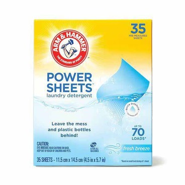 Arm & Hammer Laundry DetergentBuy 1 Get 1 FREEFree item of equal or lesser price.
Power Sheets, Fresh Breeze, 35-ct. pkg.