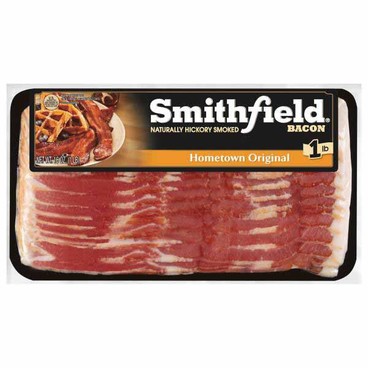 Smithfield BaconBuy 1 Get 1 FREEFree item of equal or lesser price. 
12 to 24-oz pkg.; Jimmy Dean Applewood Smoked Bacon, 16-oz pkg.