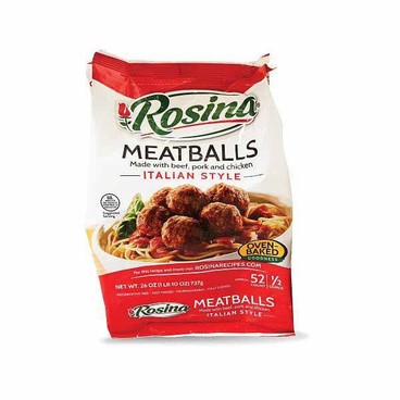 Rosina MeatballsBuy 1 Get 1 FREEFree item of equal or lesser price.
20 to 26-oz pkg.; or Simek's Meatballs, 17 or 22-oz pkg.