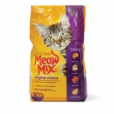 Meow Mix Dry Cat FoodBuy 1 Get 1 FREEFree item of equal or lesser price.
3 or 3.15-lb bag