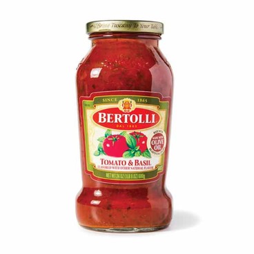 Bertolli SauceBuy 1 Get 1 FREEFree item of equal or lesser price. 
Regular, Alfredo, Organic, or d'Italia, 15 to 24-oz jar