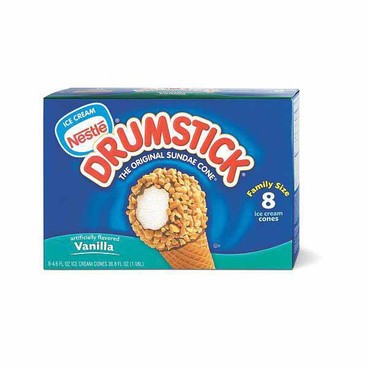 Nestlé Drumstick Sundae ConeBuy 1 Get 1 FREEFree item of equal or lesser price. 
Or Lil' or Mini Drums; or Oreo Cones or Disney Mickey Mouse Ice Cream Bars, 6 to 20-ct. box; or Dove Bar Ice Cream 
Bars or Stick, 3 to 14-ct. pkg.