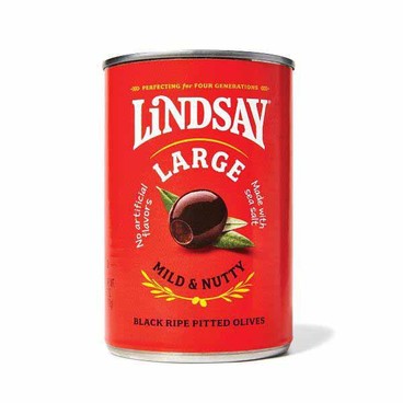 Lindsay Ripe Pitted Olives: California or BlackBuy 1 Get 1 FreeFree item of equal or lesser price. 
6-oz can (Excluding Low Sodium, Natural, and Crafted)