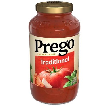 Prego SauceBuy 1 Get 1 FREEFree item of equal or lesser price. 
Or Pesto, 14.5 to 24-oz jar; or Barilla Protein+, Gluten Free, Red Lentil, Chickpea, or Al Bronzo Pasta, 8.8 to 14.5-oz box