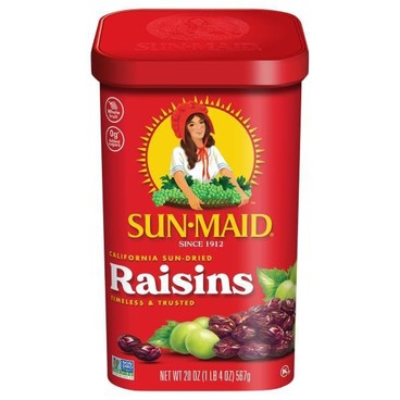 Sun-Maid Natural California RaisinsBuy 1 Get 1 FREEFree item of equal or lesser price. 
20-oz cnstr.