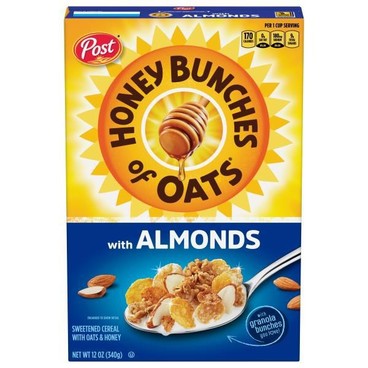 Post Honey Bunches of Oats CerealBuy 1 Get 1 FREEFree item of equal or lesser price. 
11 to 23-oz; or Fruity or Cocoa Pebbles, Oreo O's, Golden Crisp, Honey-Comb, or Honey Ohs!, 11 to 14.75-oz box