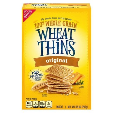 Nabisco Triscuit or Wheat Thins CrackersBuy 1 Get 1 FREEFree item of equal or lesser price.
Or Good Thins or Flavor Originals, 3.5 to 9.1-oz box (Excluding Packages Marked "Family Size")