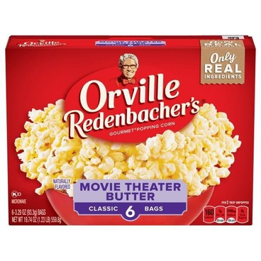 Orville Redenbacher's Gourmet PopcornBuy 1 Get 1 FREEFree item of equal or lesser price.
3 to 12-ct. or 30-oz or Popcorn Seasoning, 2.4 to 3.3-oz pkg.