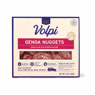 Volpi NuggetsBuy 1 Get 1 FREEFree item of equal or lesser price. 
Genoa Salame or Pepperoni, 6-oz pkg.