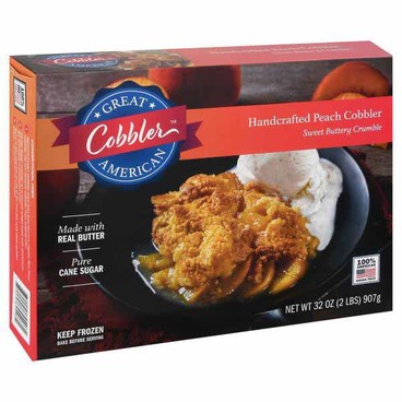 Great American Cobbler Company CobblerBuy 1 Get 1 FREEFree item of equal or lesser price. 
Blackberry or Peach, 32-oz box