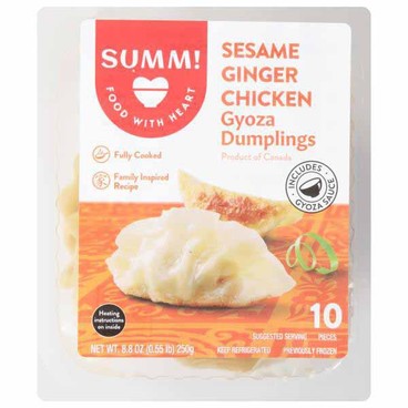 Summ! Gyoza DumplingsBuy 1 Get 1 FREEFree item of equal or lesser price. 
Sesame Ginger Chicken, Pork Shitake, or Vegetable; or Thai Basil Chicken Spring Rolls, Located in the Publix Deli, 8.8 or 12.35-oz tray