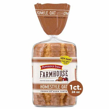 Pepperidge Farm Farmhouse BreadBuy 1 Get 1 FREEFree item of equal or lesser price.
Or Buns or Rolls, 11 to 24-oz pkg. (Excluding Intense, Hazelnut, and Fruit Spreads)