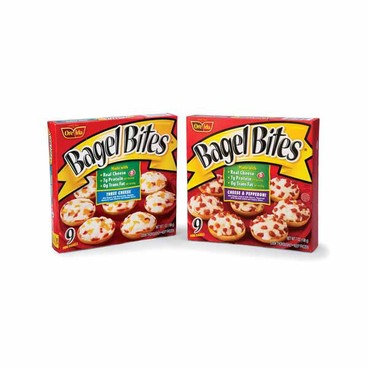 Bagel Bites Pizza SnacksBuy 1 Get 1 FREEFree item of equal or lesser price. 
Or Bagel Dogs; or T.G.I. Fridays Appetizers, 7 to 15-oz box