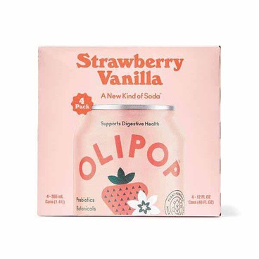 4-Pack Olipop Prebiotic SodaBuy 1 Get 1 FREEFree item of equal or lesser price.
12-oz can