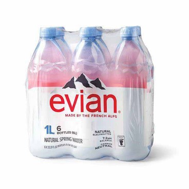 Evian Natural Spring WaterBuy 1 Get 1 FREEFree item of equal or lesser price.
6-pk. 1-L bot.