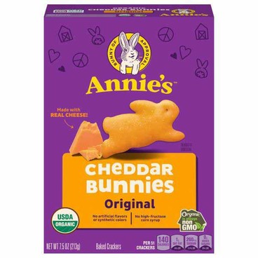 Annie's Organic Baked CrackersBuy 1 Get 1 FREEFree item of equal or lesser price.
Or Bunny Grahams, 7.5-oz box