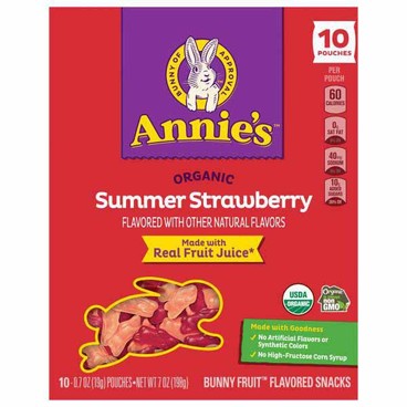 Annie's Organic Fruit SnacksBuy 1 Get 1 FREEFree item of equal or lesser price.
Or Bunny Fruit Snacks, 10-ct. box