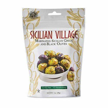 Sicilian Village Marinated OlivesBuy 1 Get 1 FREEFree item of equal or lesser price.
Sicilian: Green and Black or Green; or Kalamata, 7-oz pouch