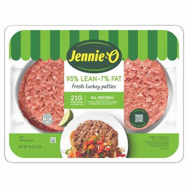 Jennie-O Fresh Turkey PattiesBuy 1 Get 1 FREEFree item of equal or lesser price.
21 Grams of Protein per Serving, 16-oz pkg.