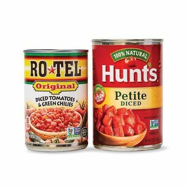 Hunt's TomatoesBuy 1 Get 1 FREEFree item of equal or lesser price.
Or Tomato Sauce, 14.5 or 15-oz can; or Rotel Tomatoes, 10-oz can