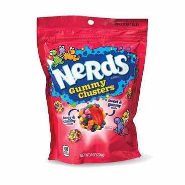 Nerds Gummy ClustersBuy 1 Get 1 FREEFree item of equal or lesser price. 
Or Big Chewy; or Sweetarts, Trolli, Lemonhead, or Laffy Taffy Candy, 8 to 12-oz bag