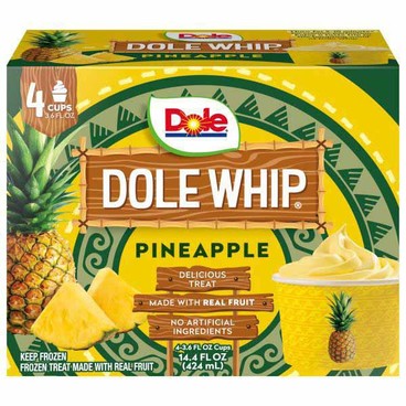 Dole Whip Frozen Treat, Made With Real FruitBuy 1 Get 1 FreeFree item of equal or lesser price.
14.4-oz box