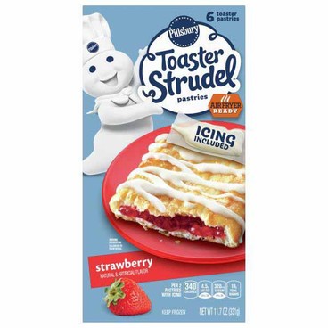 Pillsbury Toaster Strudel PastriesBuy 1 Get 1 FREEFree item of equal or lesser price.
6-ct. 11.7-oz; or Toaster Scrambles, 4-ct. 7.2-oz box; or Waffles, 8-ct. 12.7-oz box