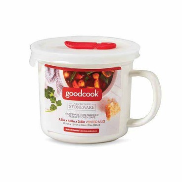 Goodcook Ceramic Soup MugBuy 1 Get 1 FREEFree item of equal or lesser price.
With Vent Lid, White