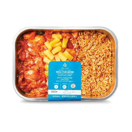 $1.00 Off The Purchase of One (1) Publix Aprons Spicy Pineapple Chicken Meal With Rice and Vegetables, 32-oz pkg.