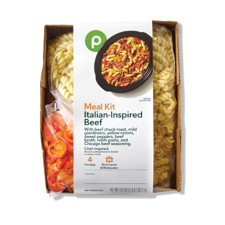 $1.00 Off The Purchase of One (1) Publix Slow Cooker Beef Meal Kit Italian-Style, 73.11-oz pkg.