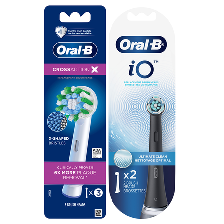 Save $5.00 on ONE Oral-B Precision Clean, Sensitive & Gum, 3D White, CrossAction, or FlossAction Replacement Brush Heads 3 ct or greater (excludes tri